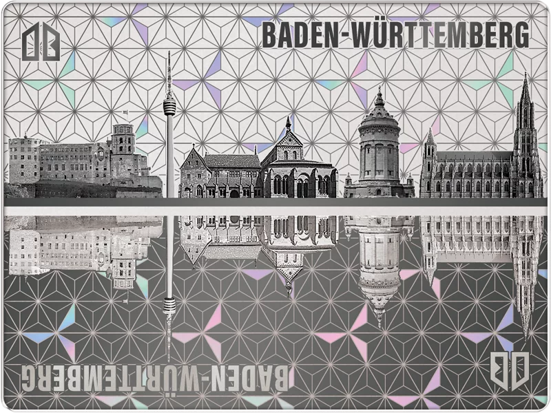 Platinbarren Deutsche Bundesländer - Baden-Württemberg 2025