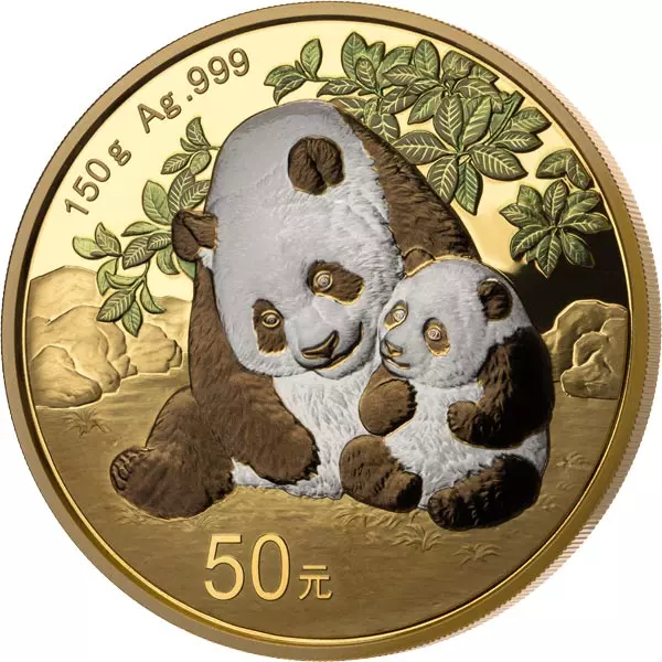 50 Yuan China Quadrum Gold Panda 2024