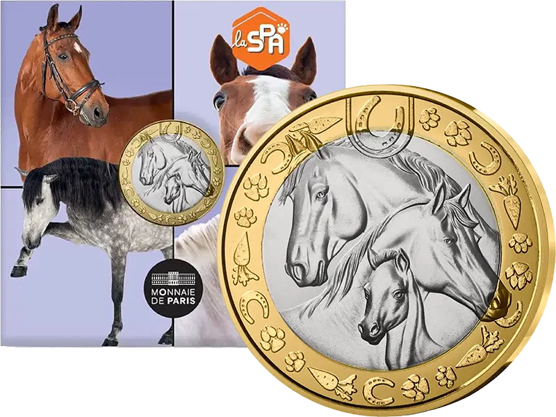 5 Euro Frankreich Lieblingshaustiere - Pferde 2025