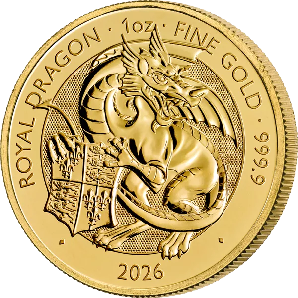 1 Unze Gold Großbritannien Tudor Beasts - Royal Dragon 2026