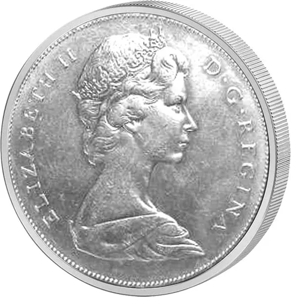1 Dollar Kanada Kanu Elizabteh II. 1972 Prooflike