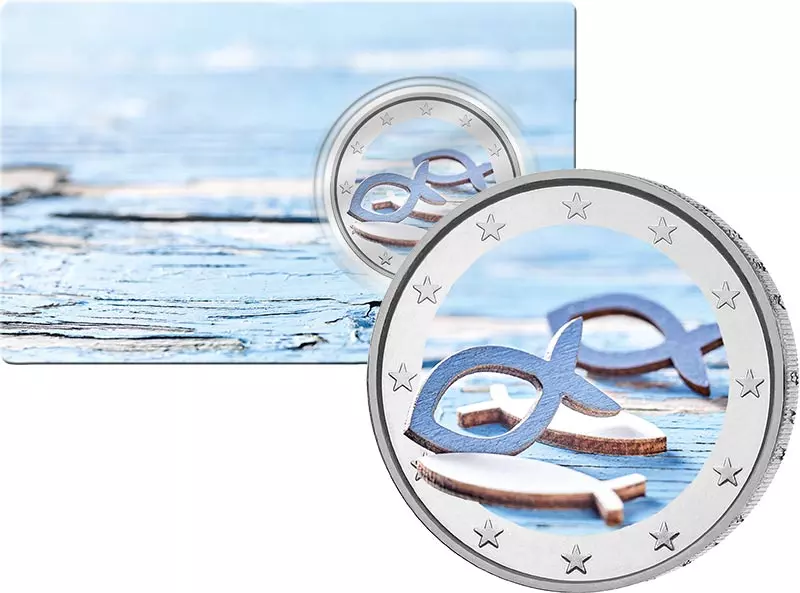2-Euro-Künstlerausgabe Kommunion, Konfirmation, Firmung in der Coincard 2-Euro-Künstlerausgabe Kommunion, Konfirmation, Firmung in der Coincard