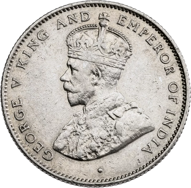 50 Cents Ceylon König Georg V. 1919 - 1929