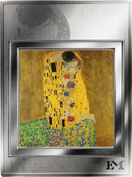 Silberbarren Ewige Meisterwerke - Der Kuss 2025