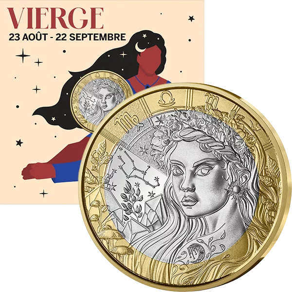 5 Euro Frankreich Sternzeichen - Jungfrau