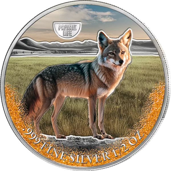 500 Francs Kamerun Mysterious Rhodium Prairie Life - Kojote 2025