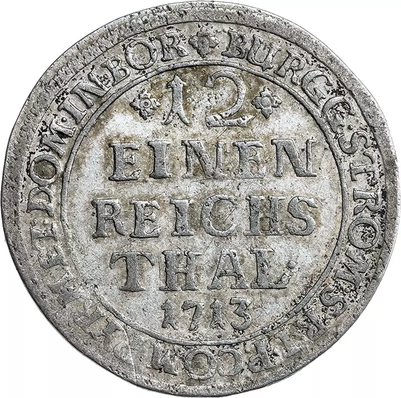 1/12 Taler Paderborn Fürstbischof Franz Arnold von Wolff-Metternich zur Gracht 1712-1715