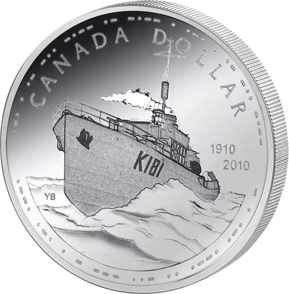1 Dollar Kanada 100 Jahre Canadian Navy 2010 1 Dollar Kanada 100 Jahre Canadian Navy 2010