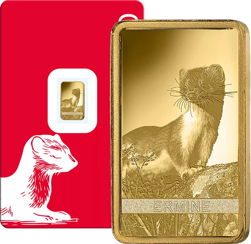 1 Gramm Goldbarren Hermelin 2026