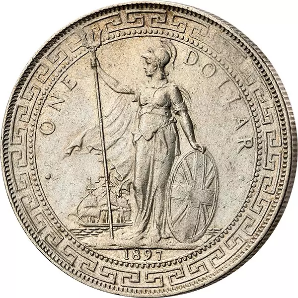1 Dollar Großbritannien Trade Dollar 1895-1935