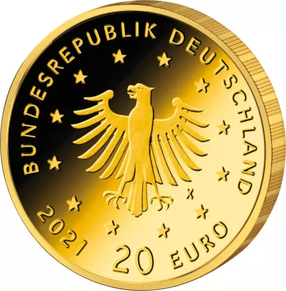 20 Euro BRD Schwarzspecht Gold 2021
