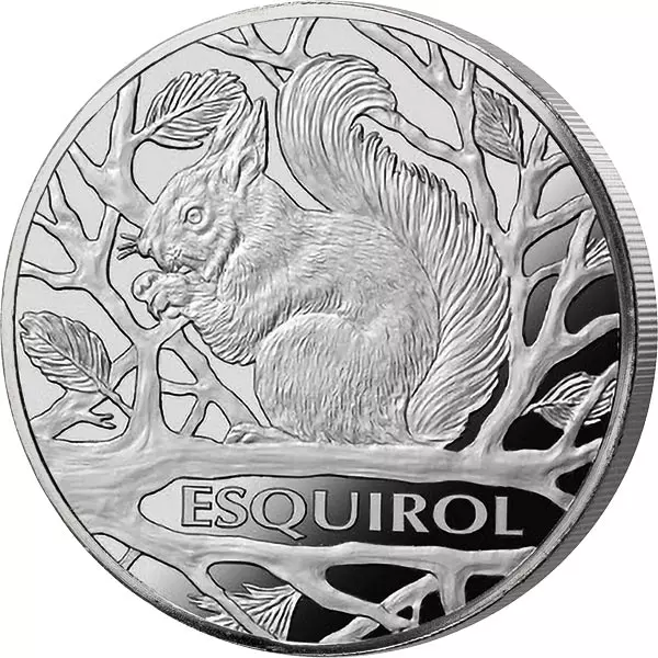 2 x 1,25 Euro Andorra Eichhörnchen und St. Joan de Caselles 2022