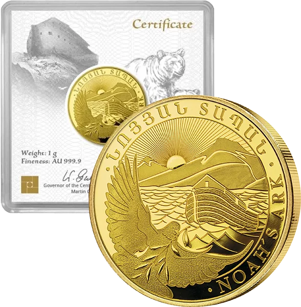 1 Gramm Gold Armenien Arche Noah 2025
