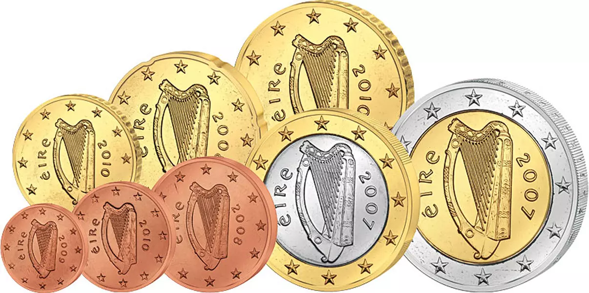 Euro-Kursmünzensatz Irland