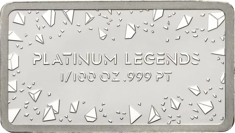 Platinbarren Platinum Legends Mechanical Edition - Schwan