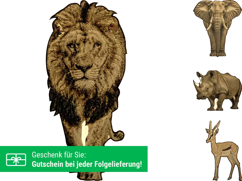 Kollektion: Wildlife in Golden Shapes - Soul of Afrika