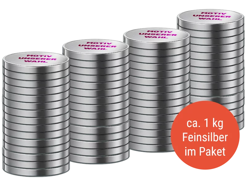 Silber-Überraschungspaket mit ca. 1000 Gramm Feinsilber