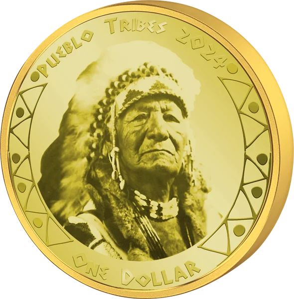 1 Cent - 1 Dollar Native American Kursmünzensatz der Pueblo 2024