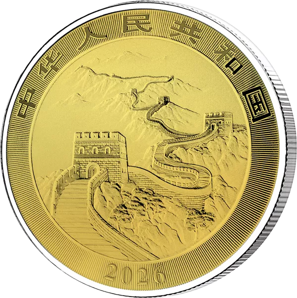 10 Yuan China Chinese Dragon 2026 Triple Gold Edition