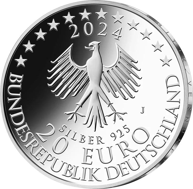 20 Euro BRD 300. Geburtstag Immanuel Kant 2024 - Stempelglanz
