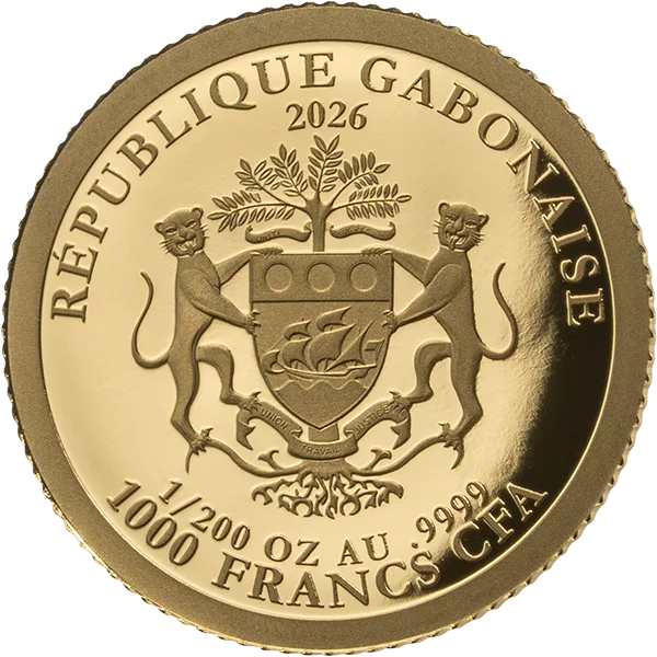 1.000 Francs Gabun Schutzengel 2026