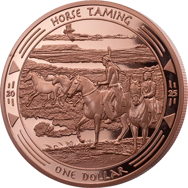 1 Dollar Oglala-Lakota-Siuox Legacy of Sioux - Horse Taming 2025