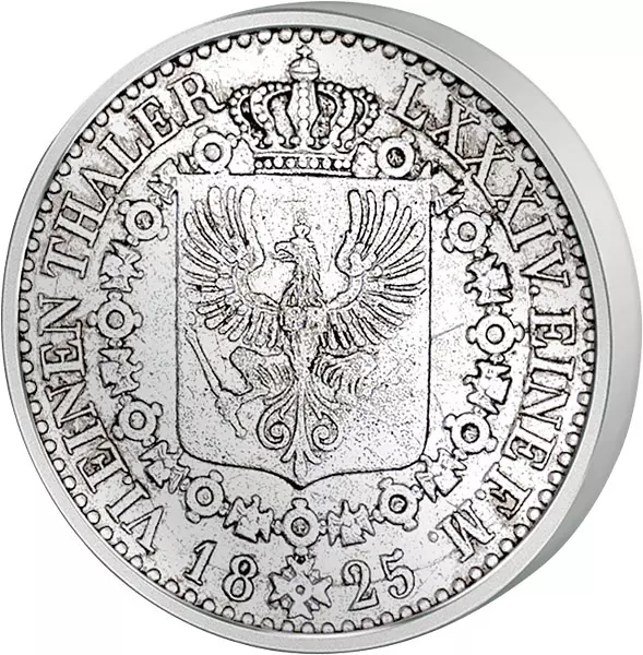 1/6 Taler Preußen König Friedrich Wilhelm III. 1822-1840