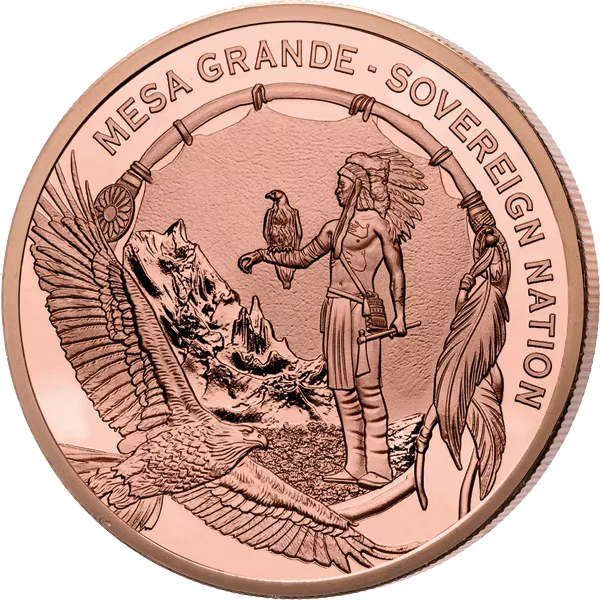 1 Dollar USA Mesa Grande Eagle Feather 2026