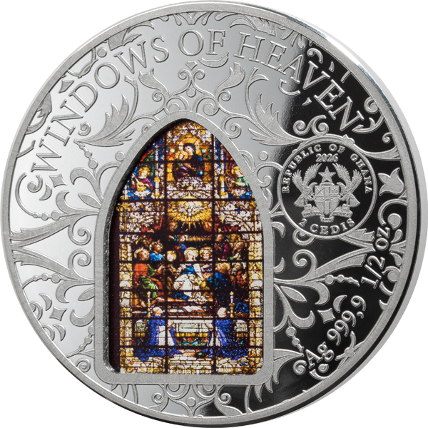 2 Cedis Ghana Windows of Heaven II Spanien - Kathedrale von Sevilla 2026