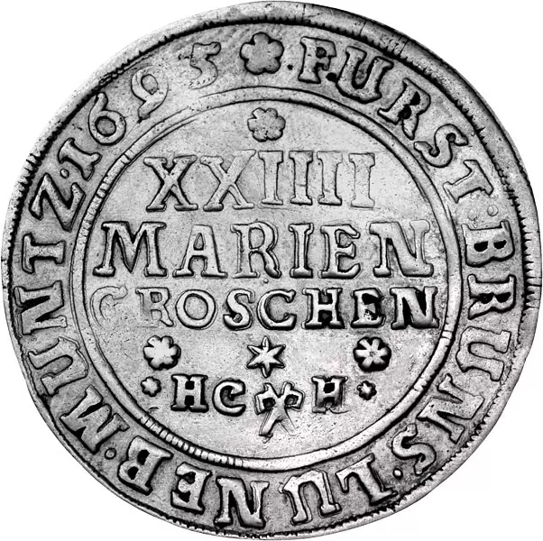 24 Mariengroschen Braunschweig-Wolfenbüttel 1694-1704
