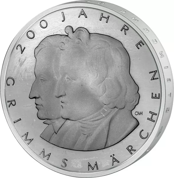 10 Euro BRD 200 Jahre Grimms Märchen 2012 Stempelglanz