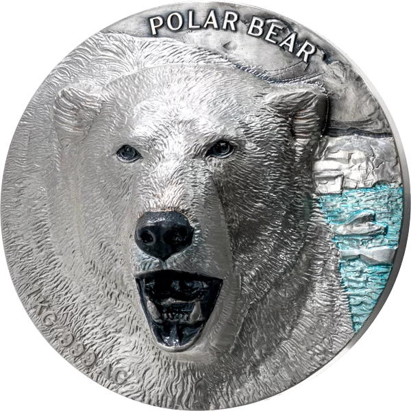 100 Dollars Liberia Polar Bear 2025