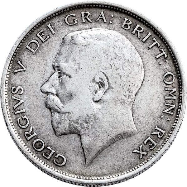 1/2 Crown Großbritannien König Georg V. 1911-1927
