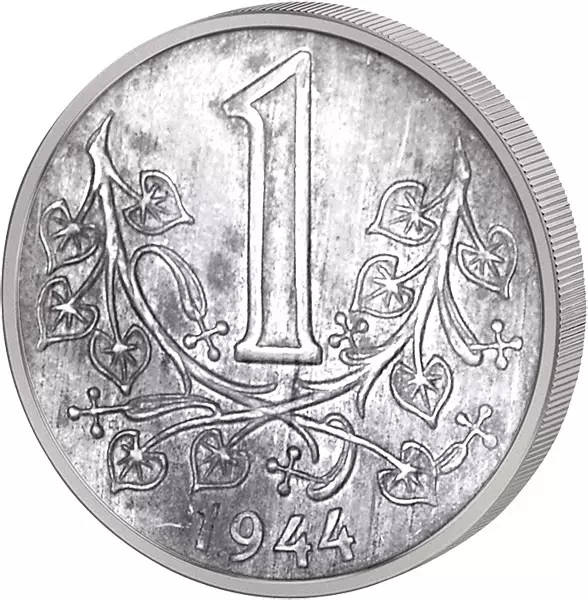1 Krone Protektorat  Böhmen und Mähren 1941-1944