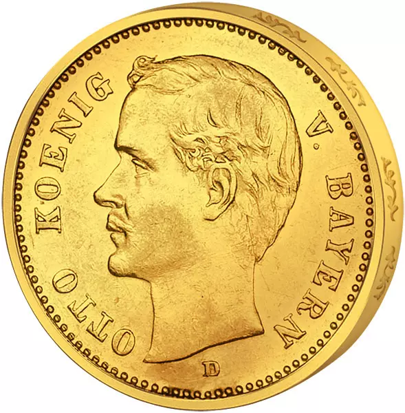 10 Mark Bayern König Otto 1900-1912 10 Mark Bayern König Otto 1900-1912