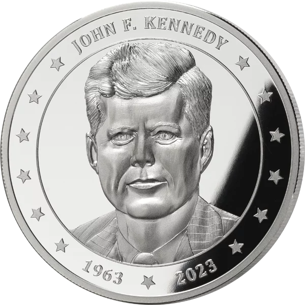 2 Dollars Fidschi 60. Jahre John F. Kennedy 2023