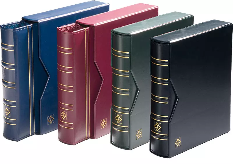 Optima Classic Ringbinder und Schutzkassette rot