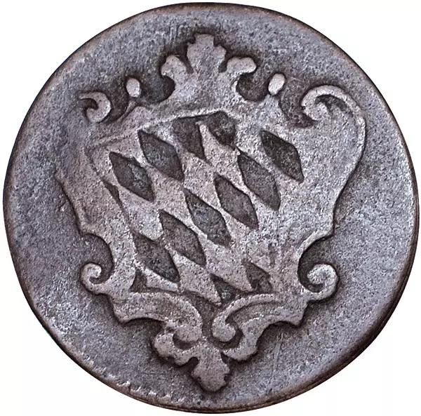 1 Pfennig Bayern Kurfürst Maximilian IV. 1799-1805