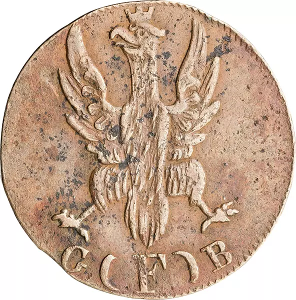 1 Heller Freie Reichsstadt Frankfurt 1814-1825