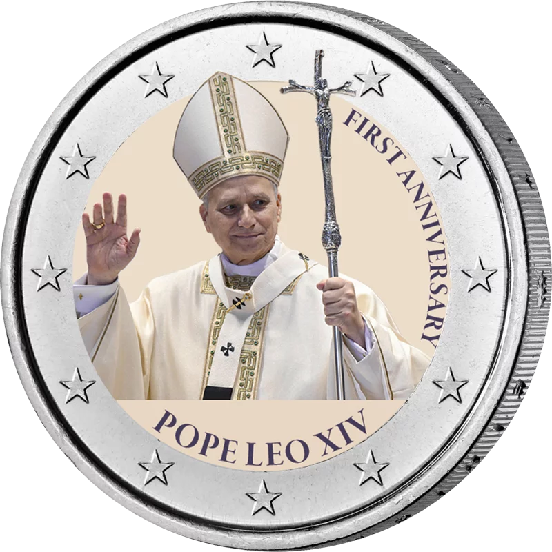 2-Euro-Künstlerausgabe Papst Leo XIV.