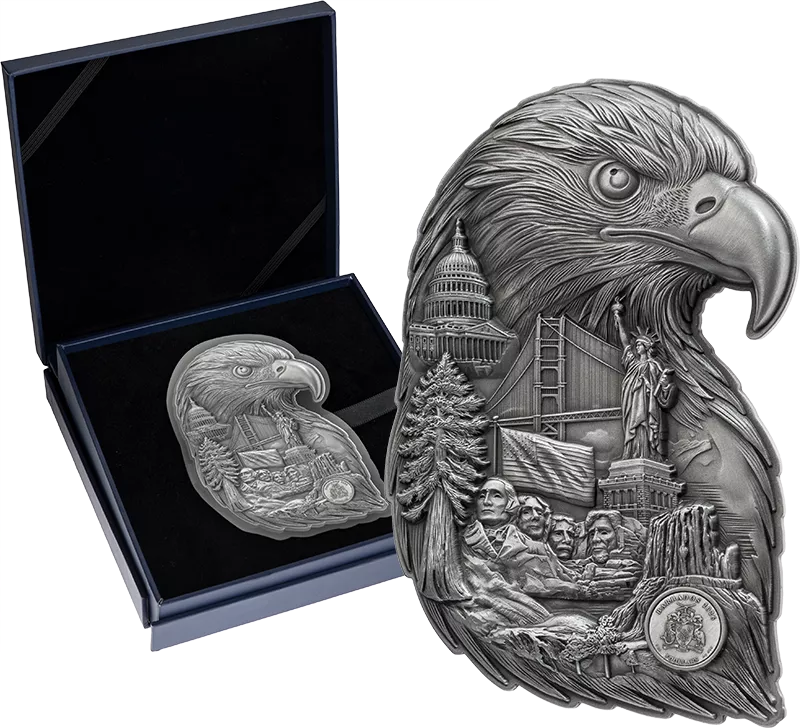5 Dollars Barbados Soul of a Nation Shape Eagle 2026