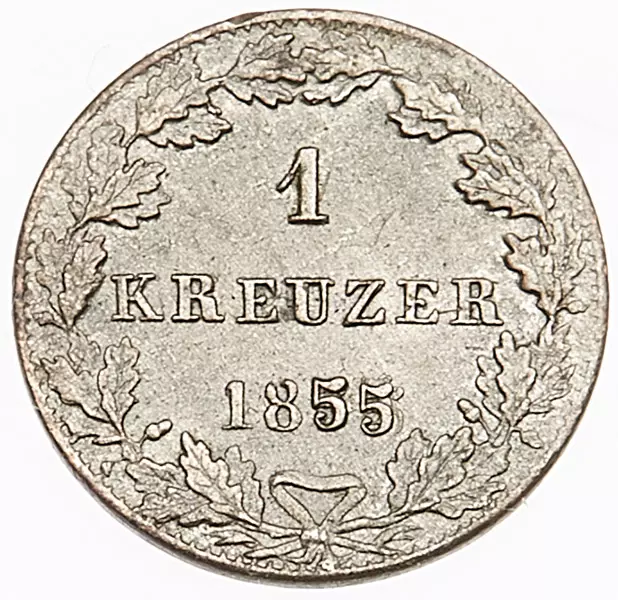 1 Kreuzer Freie Reichsstadt Frankfurt 1838-1857