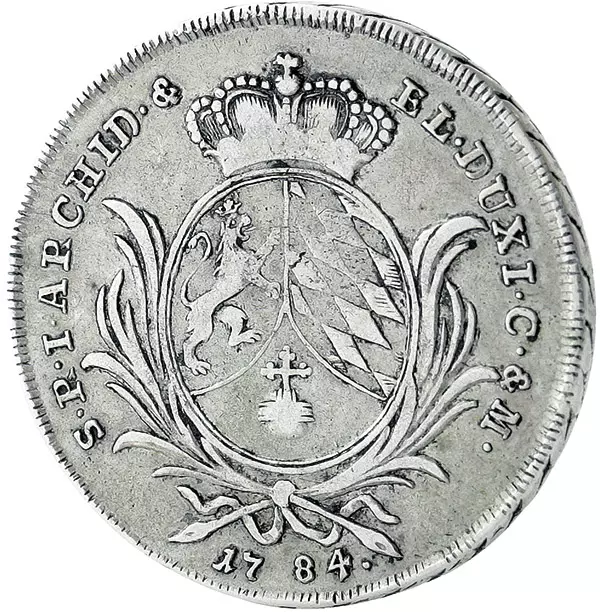 1/2 Konventionstaler Bayern Kurfürst Karl Theodor 1778-1798