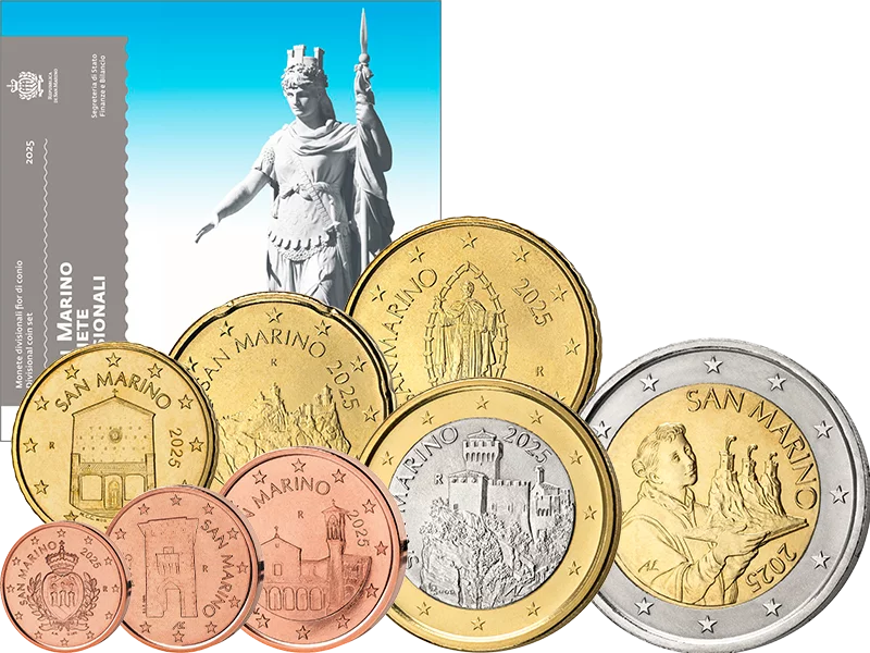 San Marino Kursmünzensatz 2025
