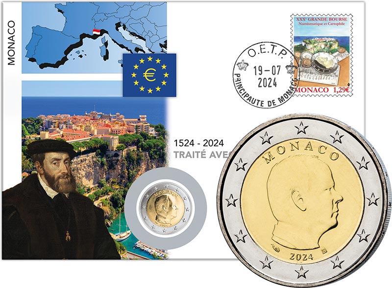 2 Euro Gedenkmünze Monaco 2013 - 20 Jahre UNO-Mitg Produktbild-Vorschau 6