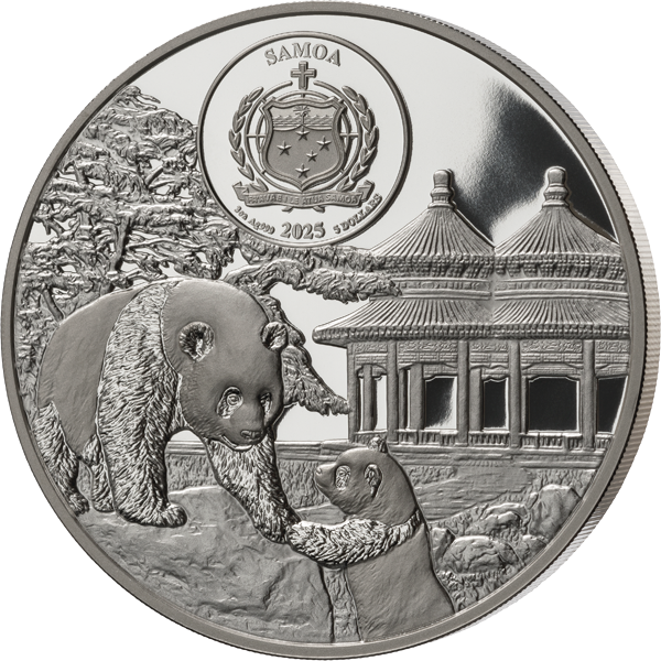 5 Dollars Samoa Exclusive Sculpture - Temple of Heaven 2025
