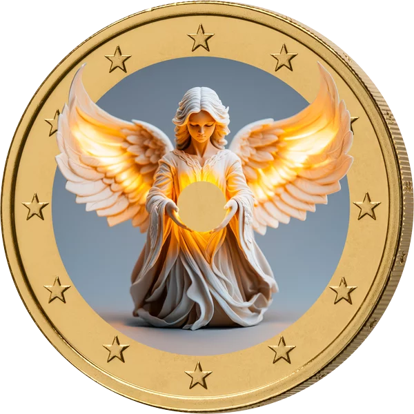 2-Euro-Premiumausgabe Schutzengel - Lichtbringer 2-Euro-Premiumausgabe Schutzengel - Lichtbringer