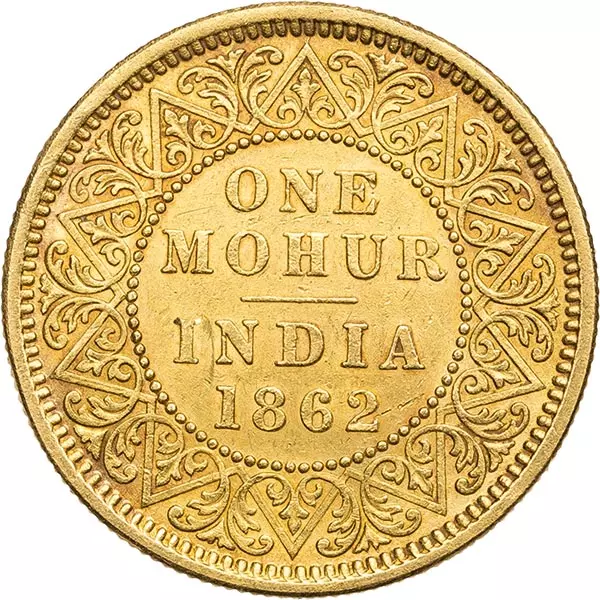 1 Mohur Indien Königin Victoria 1862/1870/1875