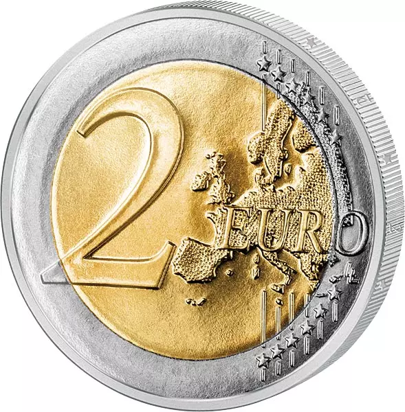 2 Euro Vatikan 90. Jahrestag der Gründung des Staates Vatikanstadt 2019