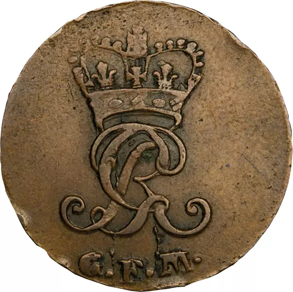 1 Pfenning Braunschweig-Calenberg-Hannover König Georg III. 1762-1806